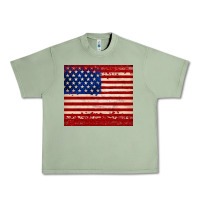 Oil Green american flag tumbler Urban Heavy Tee - JahusDesignShop
