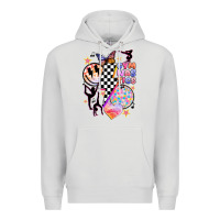 Dove Grey retro gymnastics Premium Hoodie - JahusDesignShop