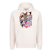 Pale Pink retro gymnastics Premium Hoodie - JahusDesignShop