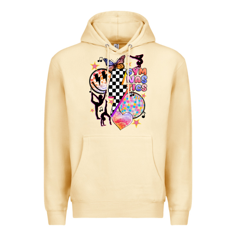 Retro Gymnastics Premium Hoodie by JahusDesignShop | Teevron