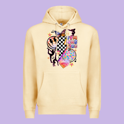 Retro Gymnastics Premium Hoodie Designed By Jahusdesignshop