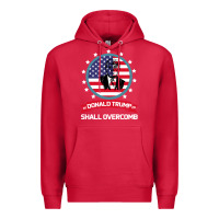 Cardinal DONALD TRUMP 2016 WE SHALL OVERCOMB Premium Hoodie - Bettercallsaul