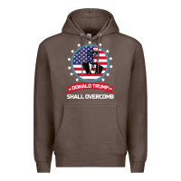 Coffee DONALD TRUMP 2016 WE SHALL OVERCOMB Premium Hoodie - Bettercallsaul
