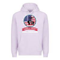 Lilac DONALD TRUMP 2016 WE SHALL OVERCOMB Premium Hoodie - Bettercallsaul