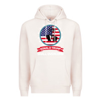 Pale Pink DONALD TRUMP 2016 WE SHALL OVERCOMB Premium Hoodie - Bettercallsaul