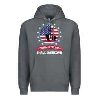 Rock DONALD TRUMP 2016 WE SHALL OVERCOMB Premium Hoodie - Bettercallsaul