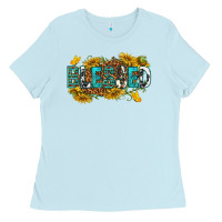 Baby Blue blessed Ladies Tee - texasbilliewilder