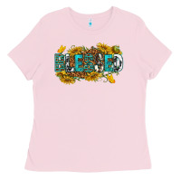 Bubblegum Pink blessed Ladies Tee - texasbilliewilder