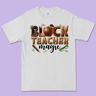 Black Teacher Magic Melanin Premium Tee Designed By Texasbilliewilder