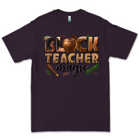 Plum black teacher magic melanin Premium Tee - texasbilliewilder
