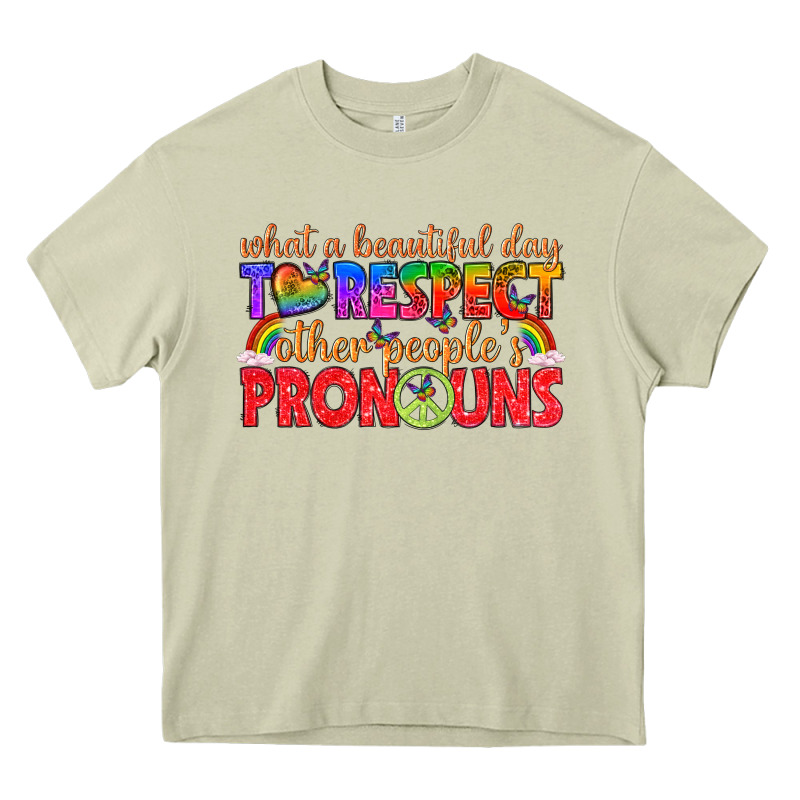 What A Beautiful Day To Respect Other Peoples Pron Heavy Core Tee by texasbilliewilder | Teevron
