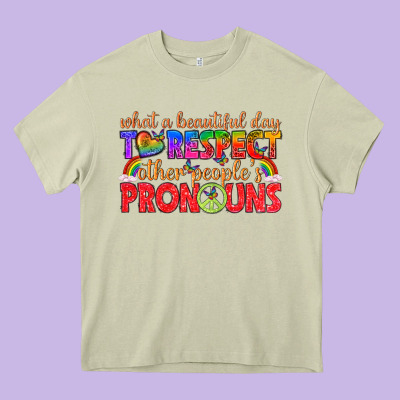 What A Beautiful Day To Respect Other Peoples Pron Heavy Core Tee Designed By Texasbilliewilder