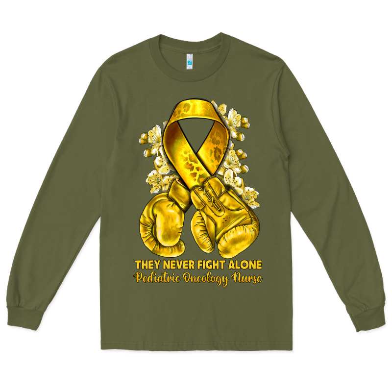 They Never Fight Alone Yellow Ribbon With Boxing G Long Sleeve Tee by NancyCooperArtShop | Teevron