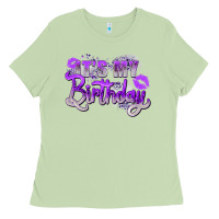 Matcha purple its my birthday Ladies Tee - Zillion Design Studio