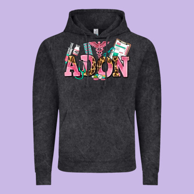 Adon Nurse Vintage Hoodie Designed By Adodesignshop