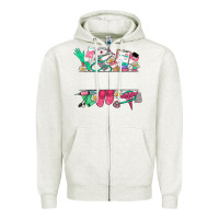 Oatmeal Heather custom name nurse Zipper Hoodie - NancyCooperArtShop