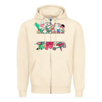 Sandshell custom name nurse Zipper Hoodie - NancyCooperArtShop