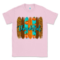 Bubblegum Pink thankful brushstrokes Classic Tee - AdoDesignShop