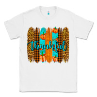 White thankful brushstrokes Classic Tee - AdoDesignShop