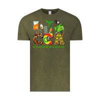 Vintage Olive cca  countinuing care assistant juneteenth Vintage Tee - AdoDesignShop