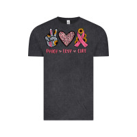 Vintage Black peace love cure Vintage Tee - JahusDesignShop