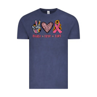 Vintage Denim peace love cure Vintage Tee - JahusDesignShop