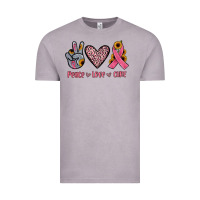 Vintage Zinc peace love cure Vintage Tee - JahusDesignShop