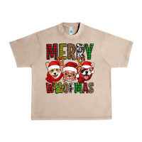 French Oak merry woofmas dogs Urban Heavy Tee - Jasminsmagicworld