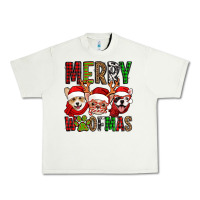 Pistachio merry woofmas dogs Urban Heavy Tee - Jasminsmagicworld
