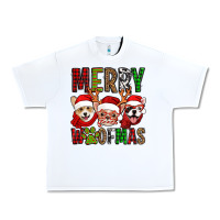 White merry woofmas dogs Urban Heavy Tee - Jasminsmagicworld