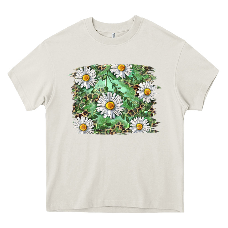 Daisy Leopard Heavy Core Tee by RanaPortraitStore | Teevron
