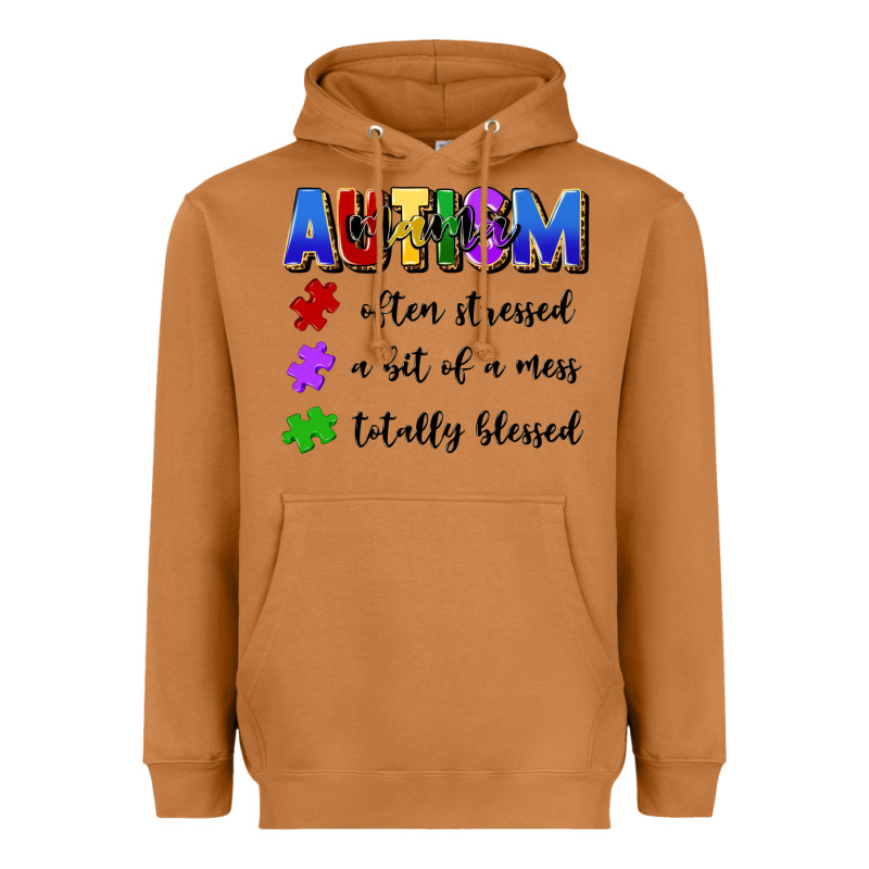 I'm A Hot Mess Always Stressed And Proudly Autism Heavyweight Hoodie by Artiststas | Teevron
