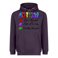 Plum i'm a hot mess always stressed and proudly autism Heavyweight Hoodie - Artiststas