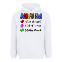 White i'm a hot mess always stressed and proudly autism Heavyweight Hoodie - Artiststas