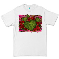 White Valentine Cactus Heart with Roses Premium Tee - RanaPortraitStore