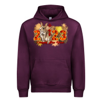 Mauve Wine chinese new year 2023 rabbit year Urban Hoodie - CowGirlArtShop