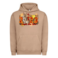 Pigment Burro chinese new year 2023 rabbit year Urban Hoodie - CowGirlArtShop