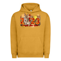 Pigment Peanut Butter chinese new year 2023 rabbit year Urban Hoodie - CowGirlArtShop