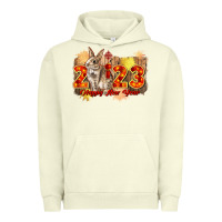 Pigment Pistachio chinese new year 2023 rabbit year Urban Hoodie - CowGirlArtShop