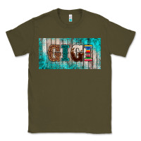 Army Green western turquoise gigi license plate Classic Tee - BarkalooDesign