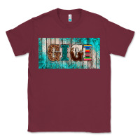 Burgundy western turquoise gigi license plate Classic Tee - BarkalooDesign