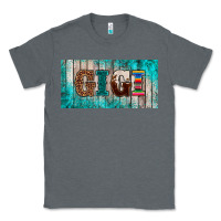 Charcoal Heather western turquoise gigi license plate Classic Tee - BarkalooDesign
