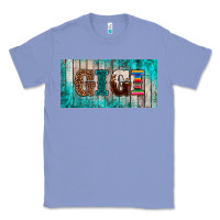 Colony Blue western turquoise gigi license plate Classic Tee - BarkalooDesign