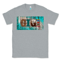 Heather Grey western turquoise gigi license plate Classic Tee - BarkalooDesign