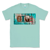 Seafoam western turquoise gigi license plate Classic Tee - BarkalooDesign