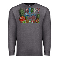 Charcoal Heather Merry Christmas Premium Sweatshirt - SublimationCraftShop