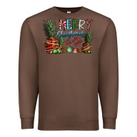 Chestnut Merry Christmas Premium Sweatshirt - SublimationCraftShop