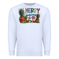 White Merry Christmas Premium Sweatshirt - SublimationCraftShop