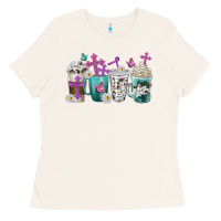 Bone blessed coffee cups Ladies Tee - texasbilliewilder