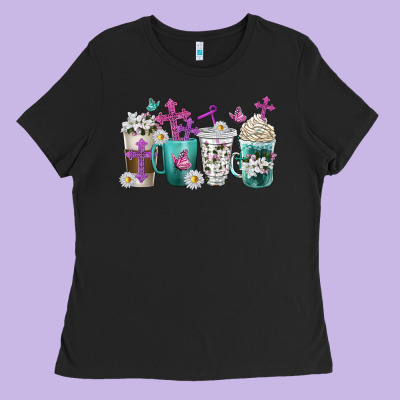 Ladies Tee blessed coffee cups
